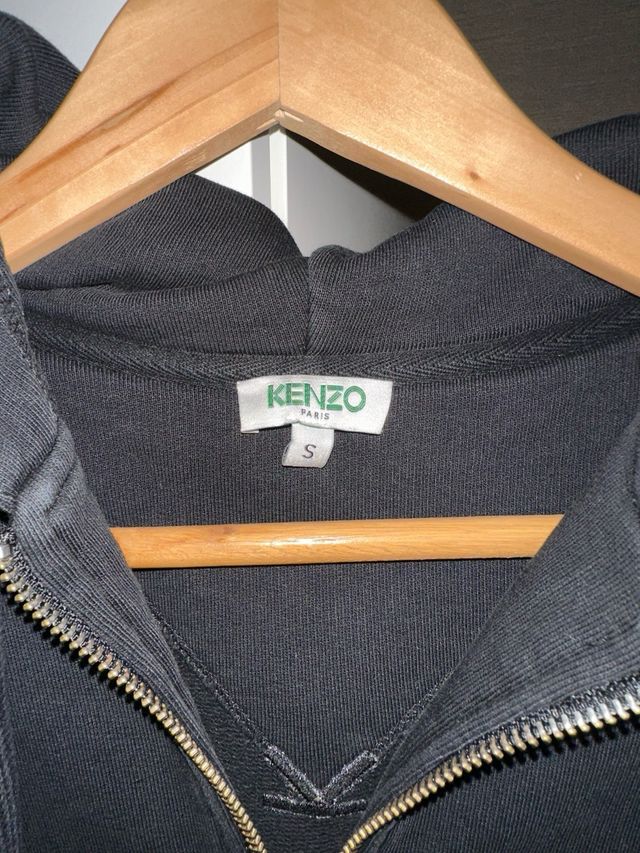 Sudadera Kenzo Negra con Cremallera