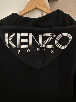 Sudadera Kenzo Negra con Cremallera
