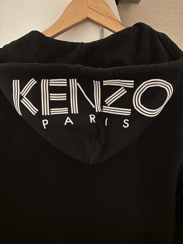 Sudadera Kenzo Negra con Cremallera