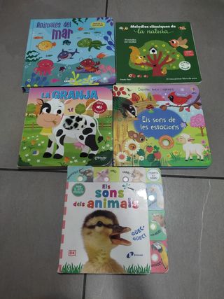 Pack o lote libros bebe, infantiles.