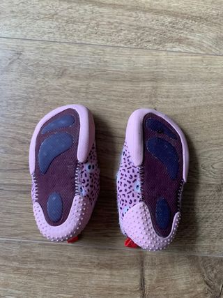 Zapatillas antideslizante slipper velcro Domyos