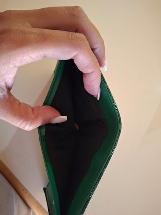 Portafoglio donna verde