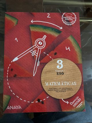 Libros de mates de 3ESO