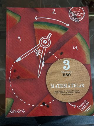 Libros de mates de 3ESO