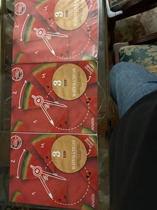 Libros de mates de 3ESO