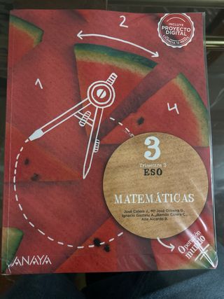 Libros de mates de 3ESO