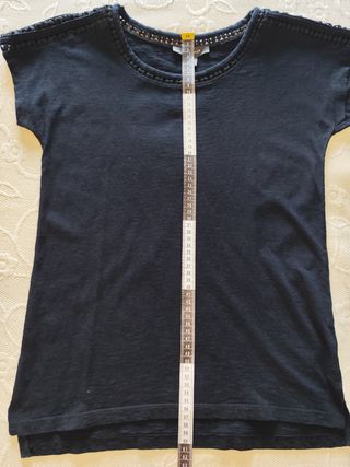 T-shirt Primark preta com bordado