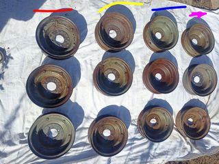 Llantas Vespa 8" Años 50 Faro Bajo 125N