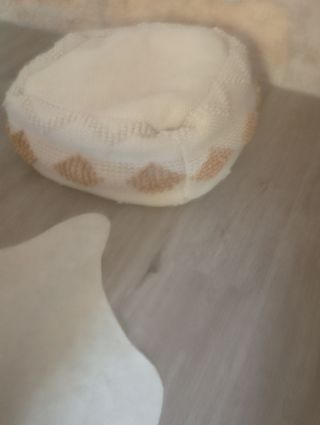 1 Puff Zara Home Beige grande