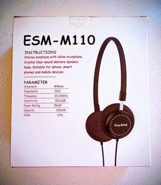 NUEVO - EasySMX ESM-M110 Auriculares On-ear Negro