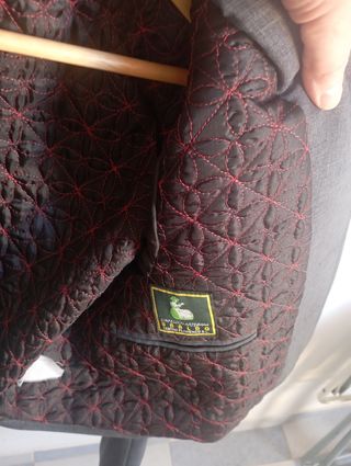 Traje de montar a caballo gris