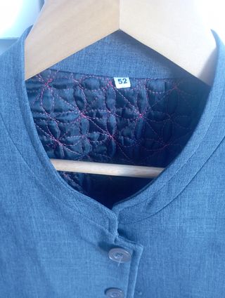Traje de montar a caballo gris
