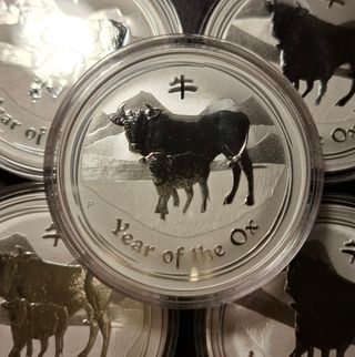 Onza de Plata Buey Lunar II