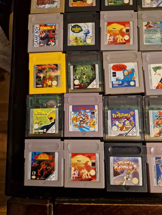 Nintendo Game Boy Cartuchos de Juegos