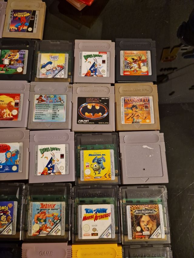 Nintendo Game Boy Cartuchos de Juegos