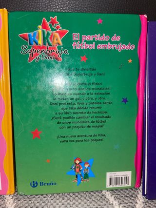 Lote 4 libros Kika Superbruja – N.º 5, 7, 8 y 9 –