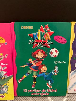 Lote 4 libros Kika Superbruja – N.º 5, 7, 8 y 9 –