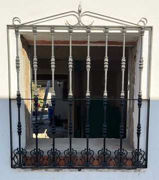 Reja de hierro forjado