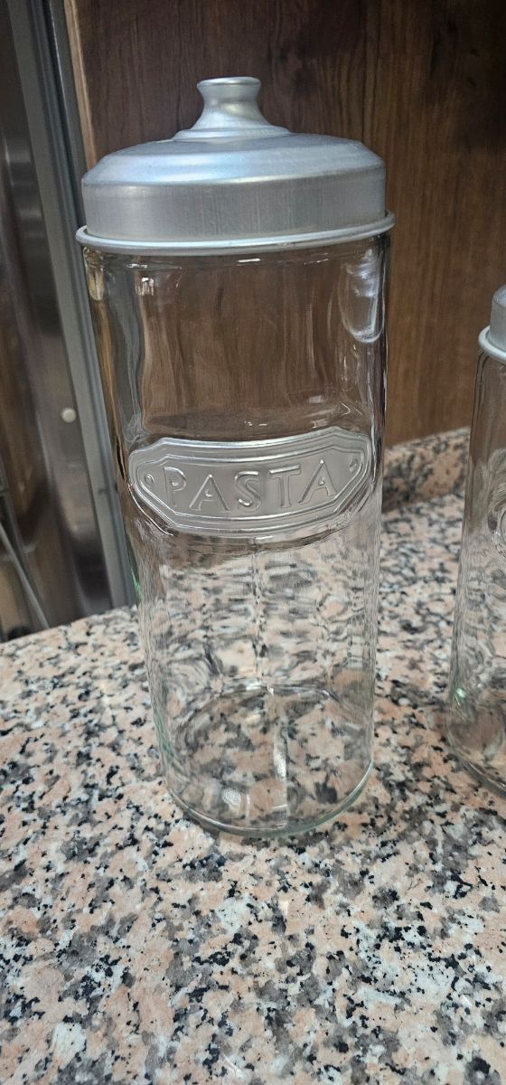 Botes de cristal para cocina