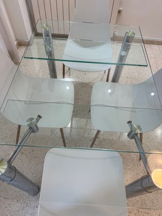 SILLAS comedor Nórdicas Blancas