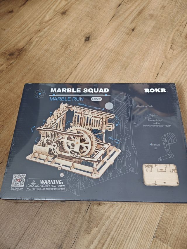 Quebra-cabeça 3D de Madeira Marble Run ROKR