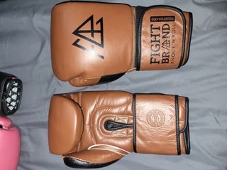 Guantes de Boxeo de Cuero Marrón