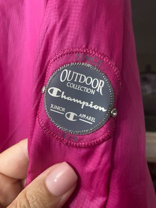 Giacca a vento Champion fucsia bambina 9/10 anni