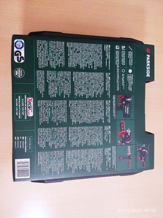 Taladro Percutor Parkside 20V Nuevo completo