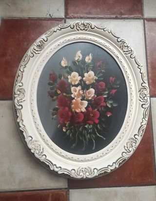 Cuadro de flores vintage