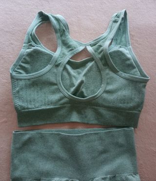 Conjunto deportivo mujer talla S verde