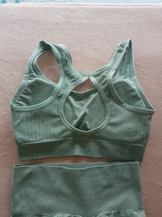 Conjunto deportivo mujer talla S verde