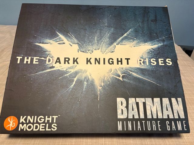 Il Cavaliere Oscuro: Il Rises, gioco in miniatura di Batman