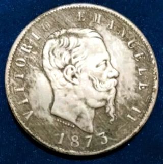 Moneta 5 Lire Vittorio Emanuele II