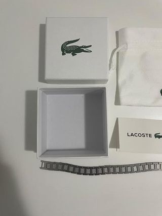 Pulsera Lacoste Plata