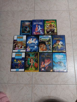 Lote 11 Películas DVD Infantiles Variadas