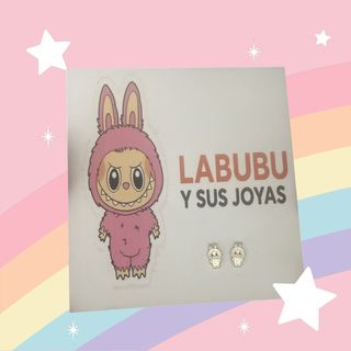 Pendientes Labubu Plata