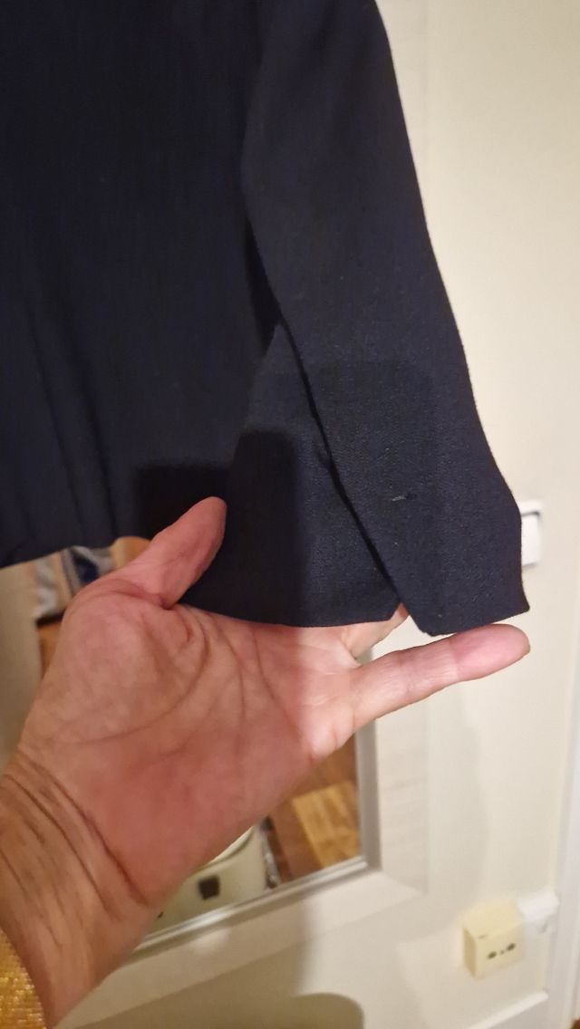 Americana negra entallada