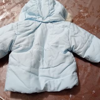 Piumino neonato azzurro Paper Moon