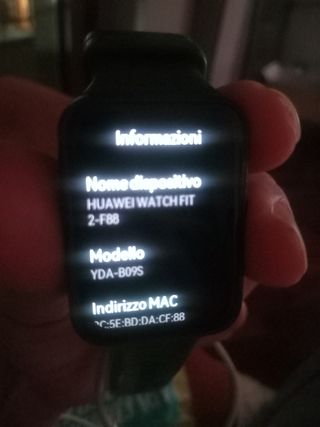 Huawei smartwatch fit 2 - f88 
modello YDA-B09S