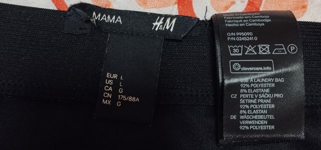 Falda y blusa de fiesta premamá con encaje 