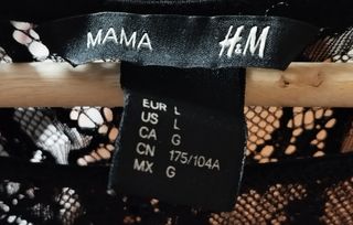 Falda y blusa de fiesta premamá con encaje 