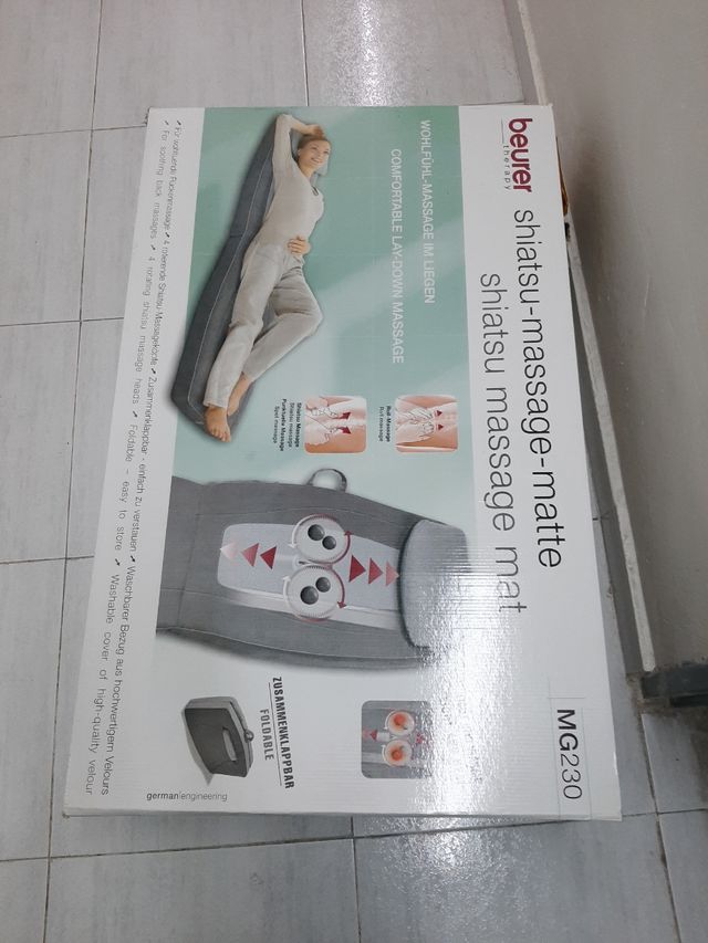 Colchón Masaje Shiatsu Beurer. Con mando