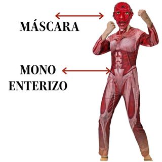 Disfraz Anatomía Humana Sangriento Mujer Talla S/M