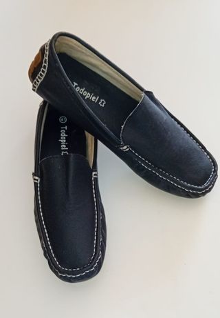 Mocasines de Piel Todopiel Talla 41 unisex