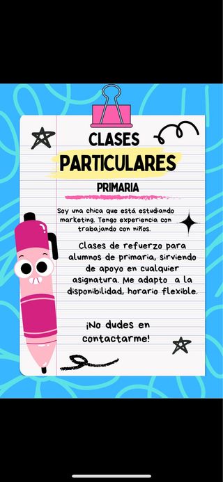 Clases particulares primaria