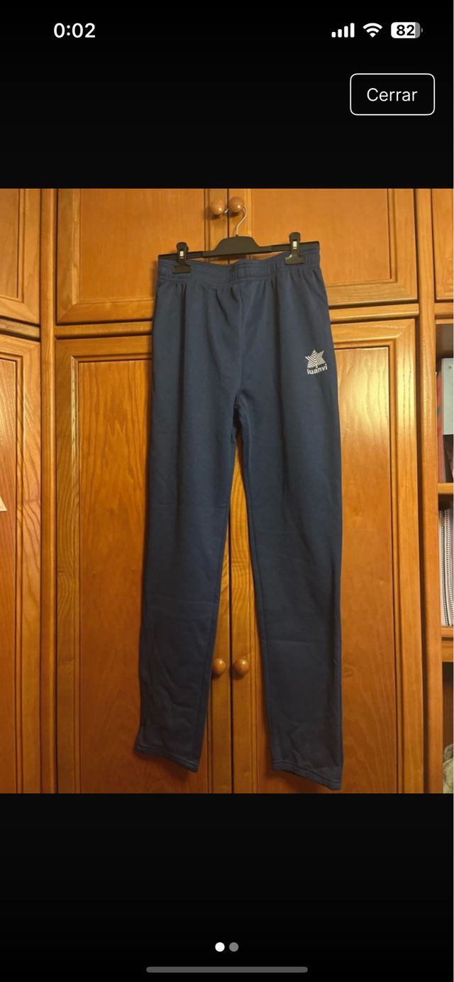 Pantalón de chándal azul