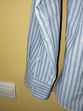 Camisa Pedro del Hierro Rayas Azul Talla XL