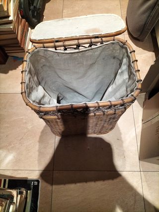 Cesto de mimbre 