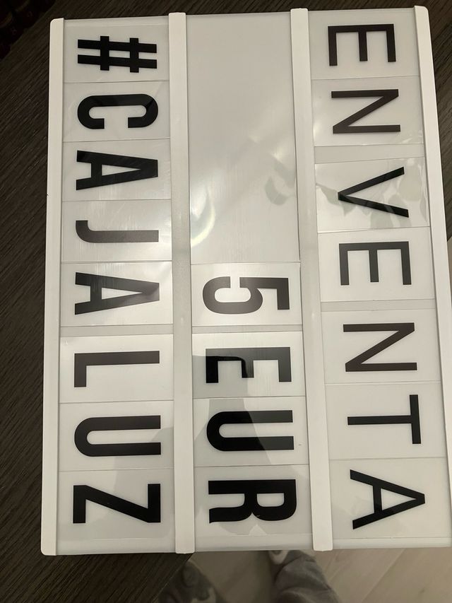 Caja de Luz LED 5 EUR