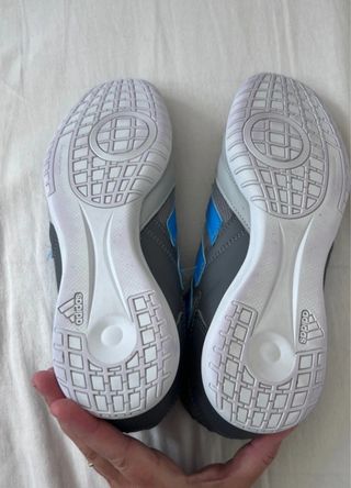 Zapatillas Adidas Gris y Azul